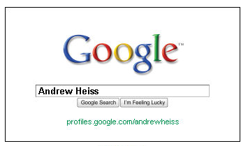Google Profile Business Cards
