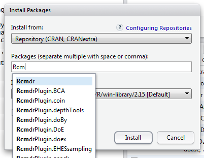 how to install package in r on windows