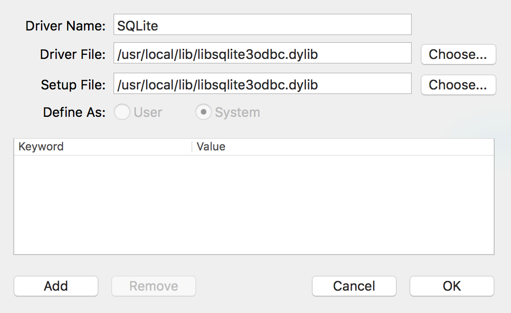 Use LibreOffice Base as a GUI for an SQLite database in OS X Use LibreOffice Base as a GUI for an SQLite database in OS X