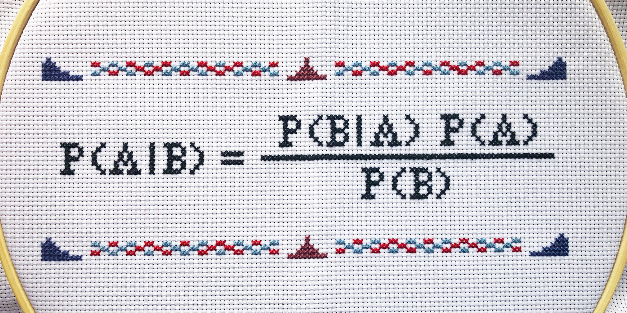 Bayesian (cross stitch) sampler