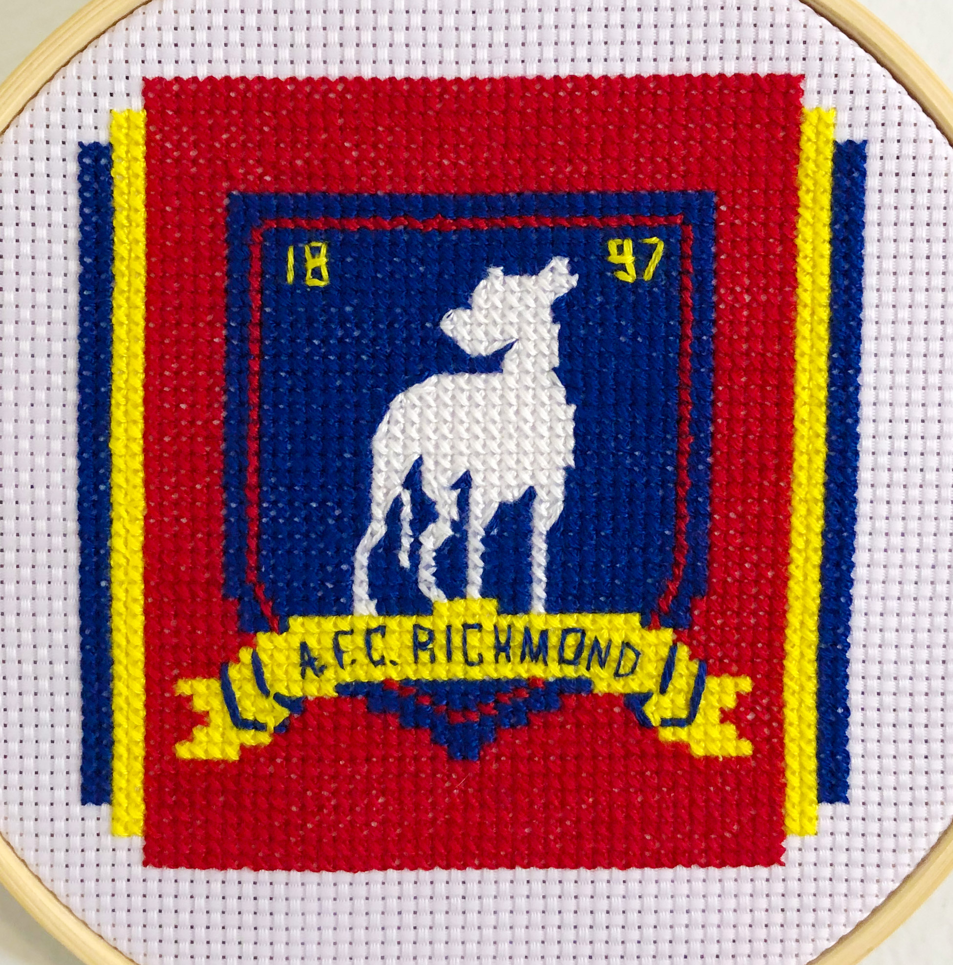 AFC Richmond / Ted Lasso cross stitch pattern AFC Richmond / Ted Lasso cross stitch pattern