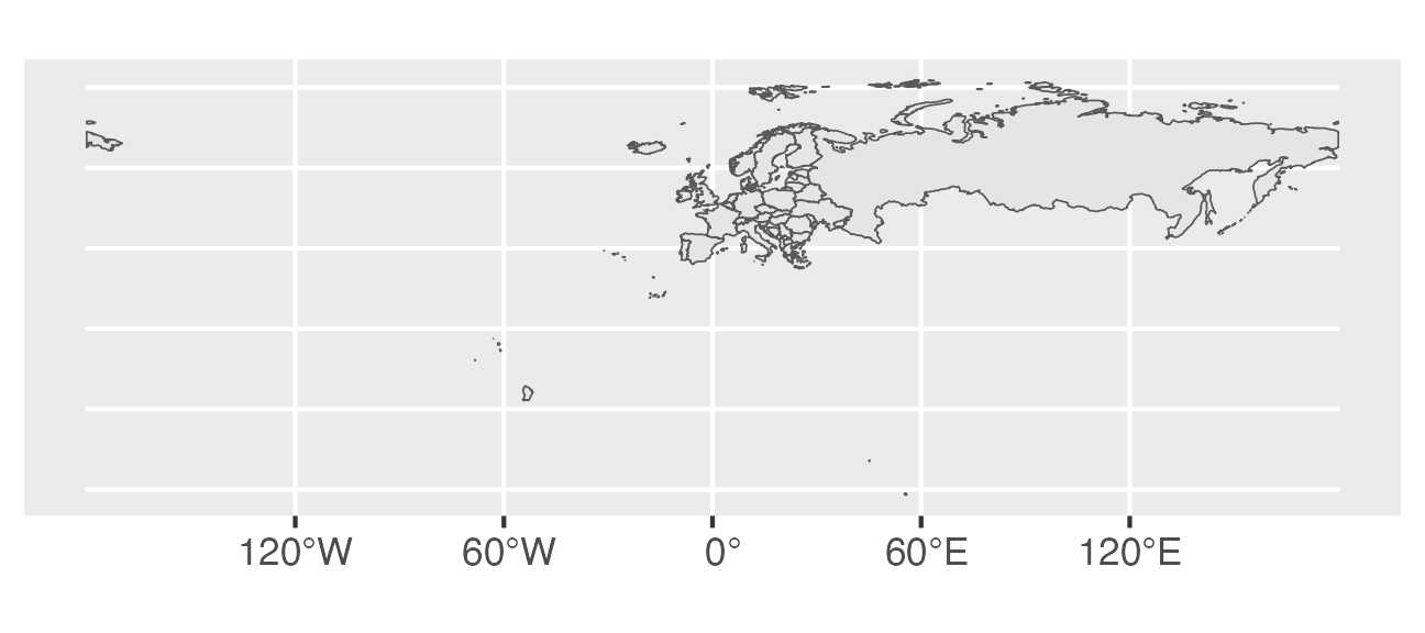 Ugly map of all European countries